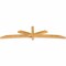 Ekena Millwork Alberta Rough Sawn Timber Gable Bracket, Western Red Cedar, 108"W x 27"H x 4"D x 4"F, 6/12 Pitch GBW108X27X0404ALB00RWR - alternate 5